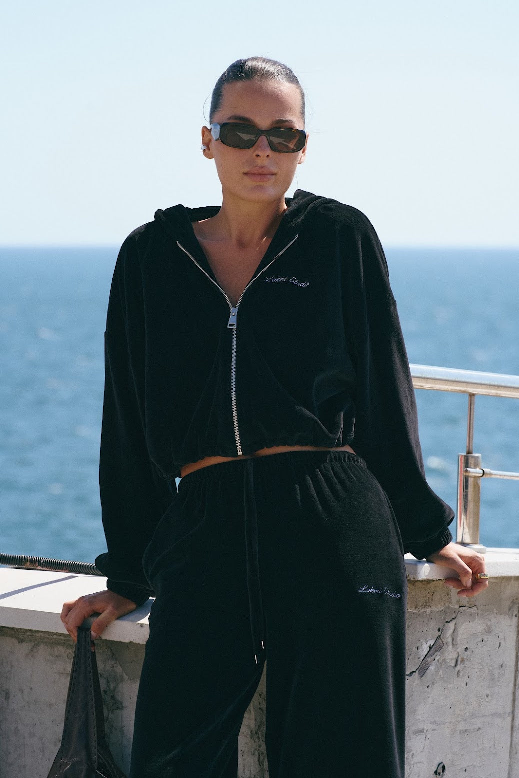 Кофта VELOUR CROPPED ZIP