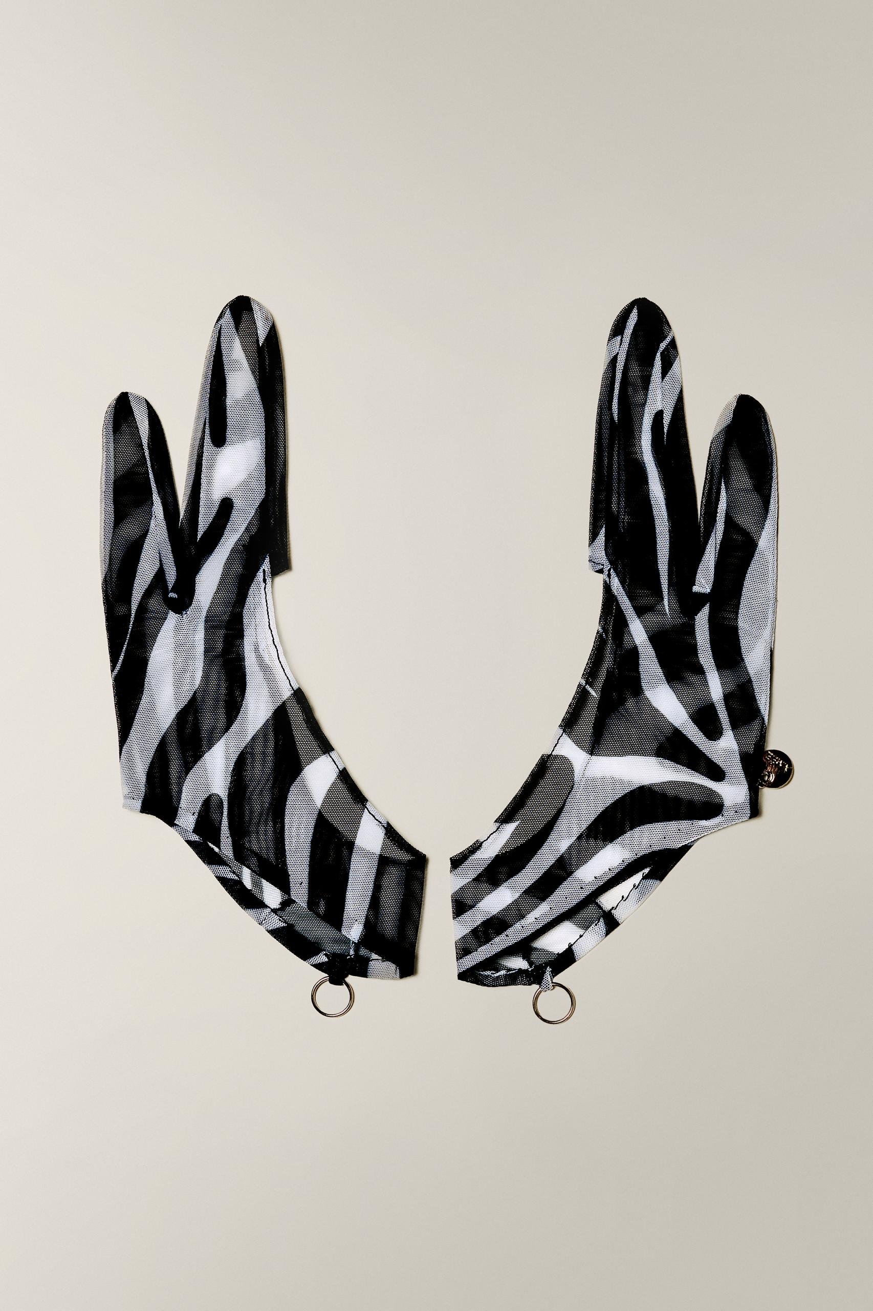 Rebel animal print black/white