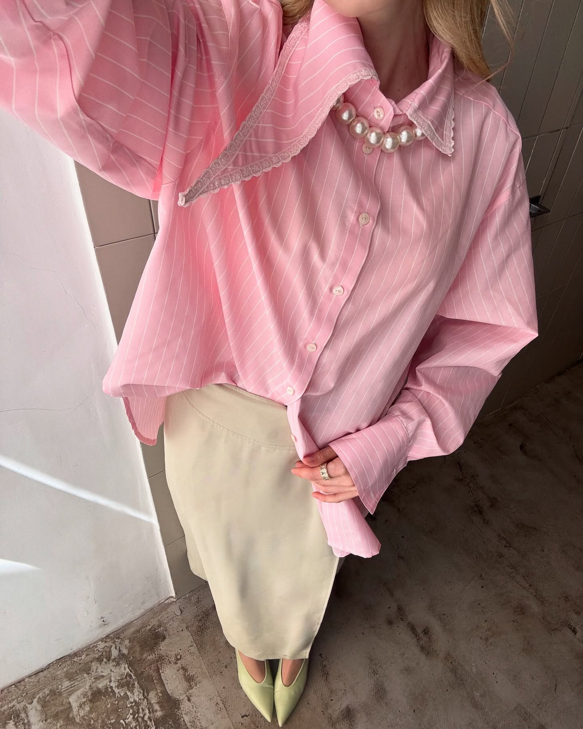 Сорочка pink lines