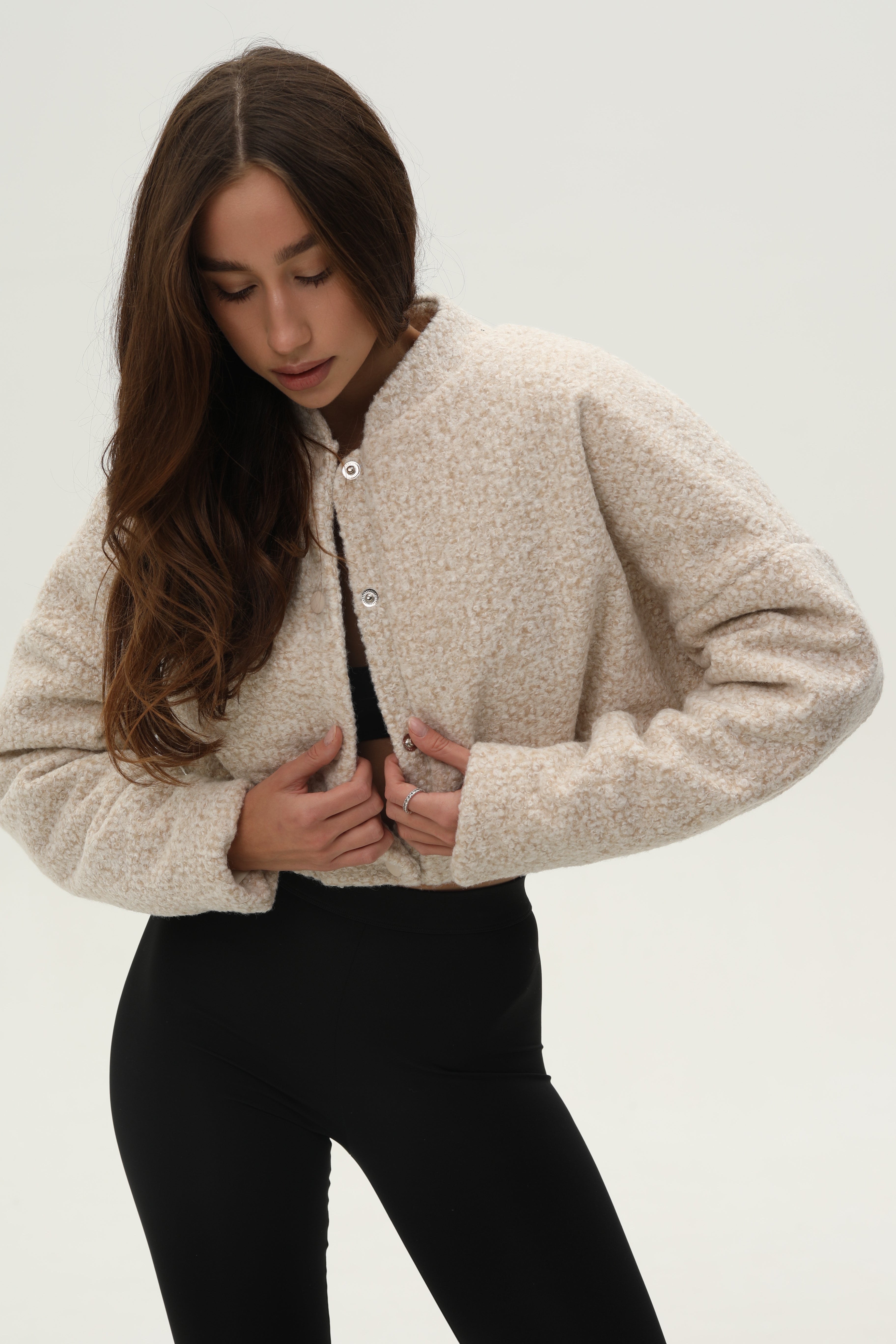 Бомбер короткий з утепленням