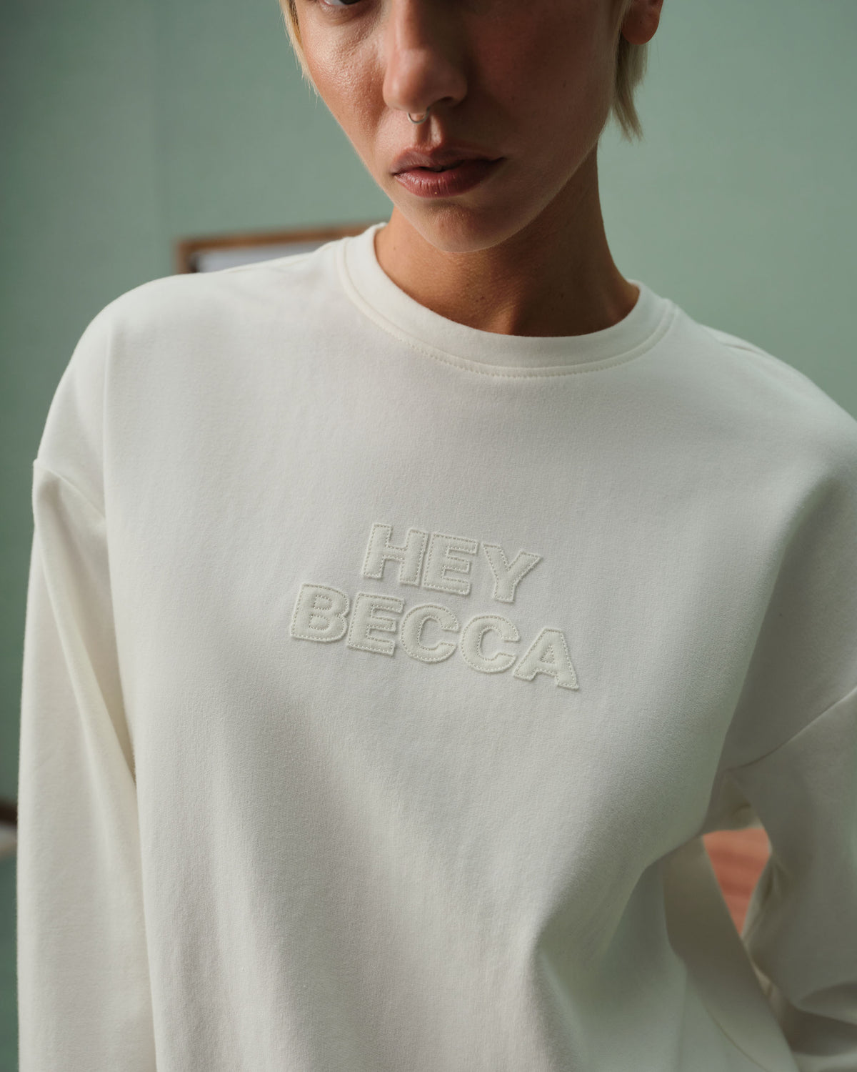 Лонгслів оверсайз Hey Becca