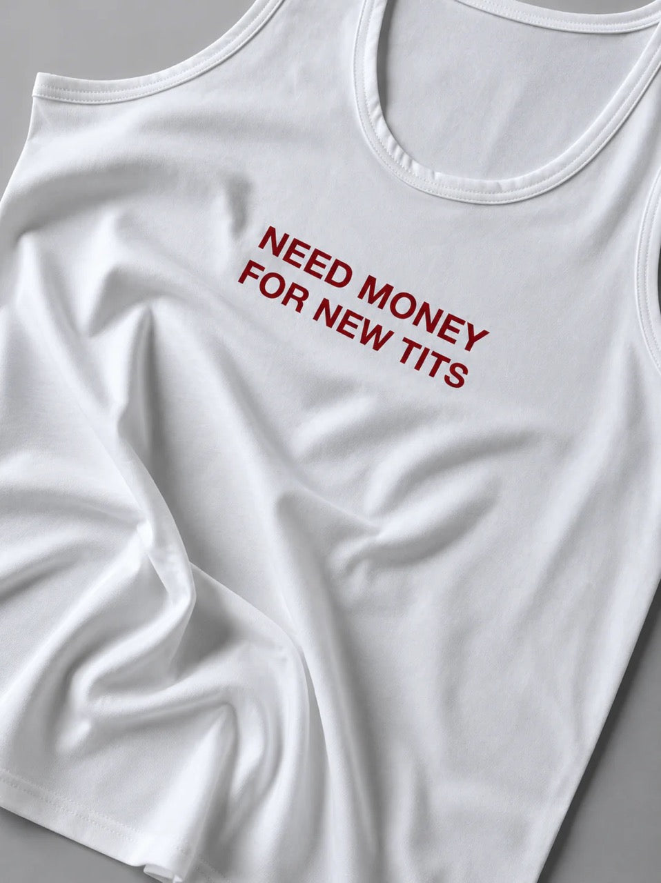 Сукня вільного крою "“NEED MONEY FOR NEW TITS”