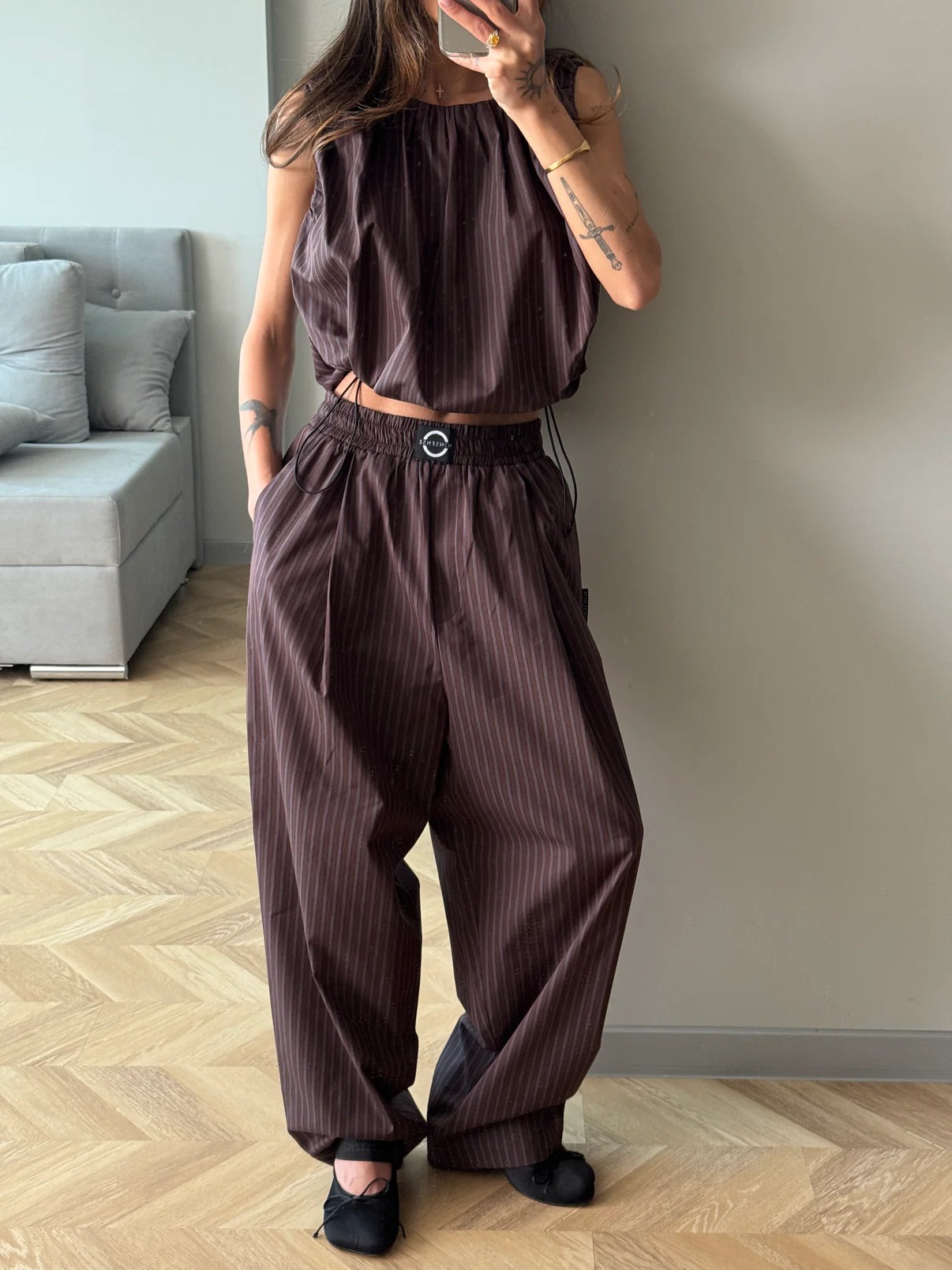 Штани COTTON RELAXED PANTS