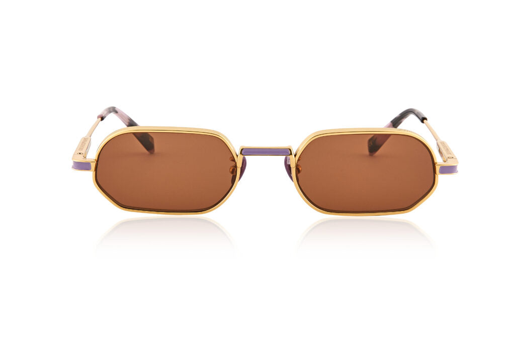 Окуляри MR ZUZU (GOLD TITANIUM/
BROWN LENS)