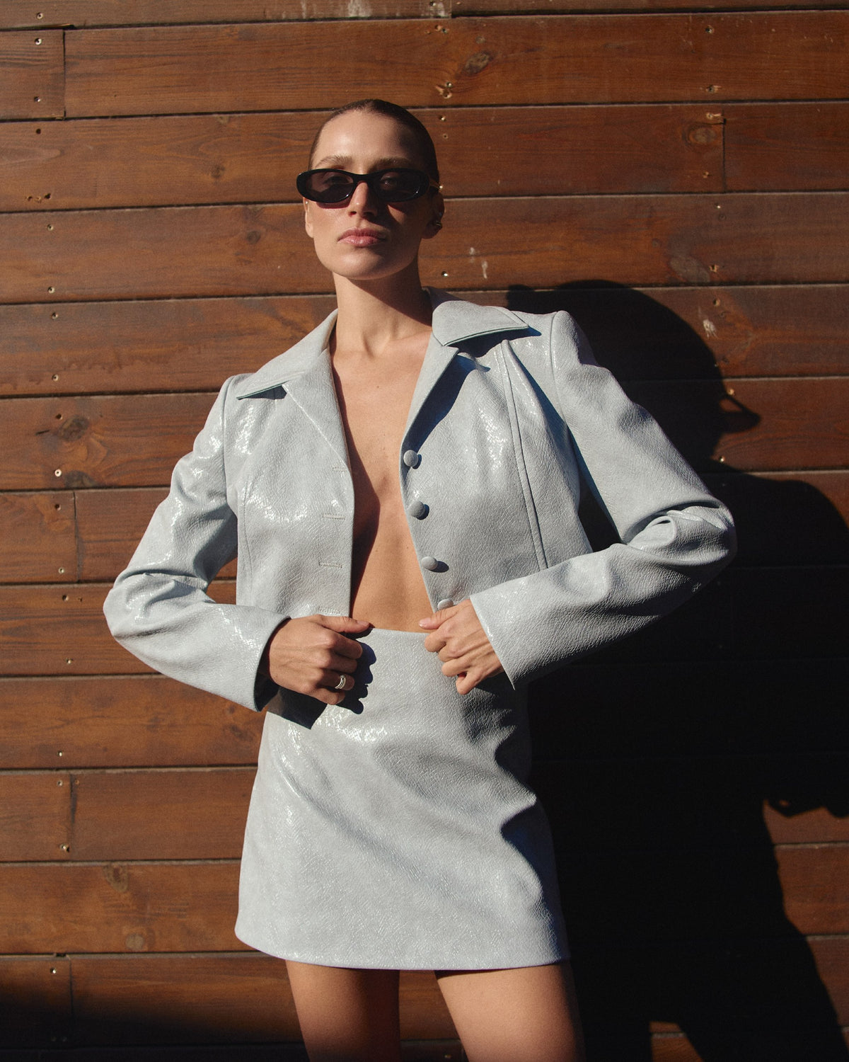 Спідниця шкіра Colette Atelier