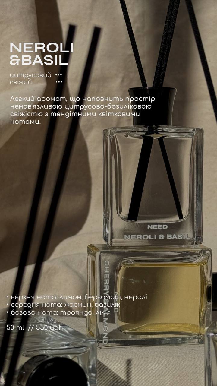 Дифузор для дому "Neroli&Basil"