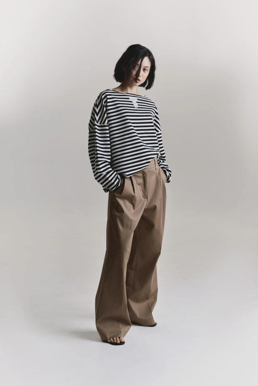 Лонгслів оверсайз смугастий