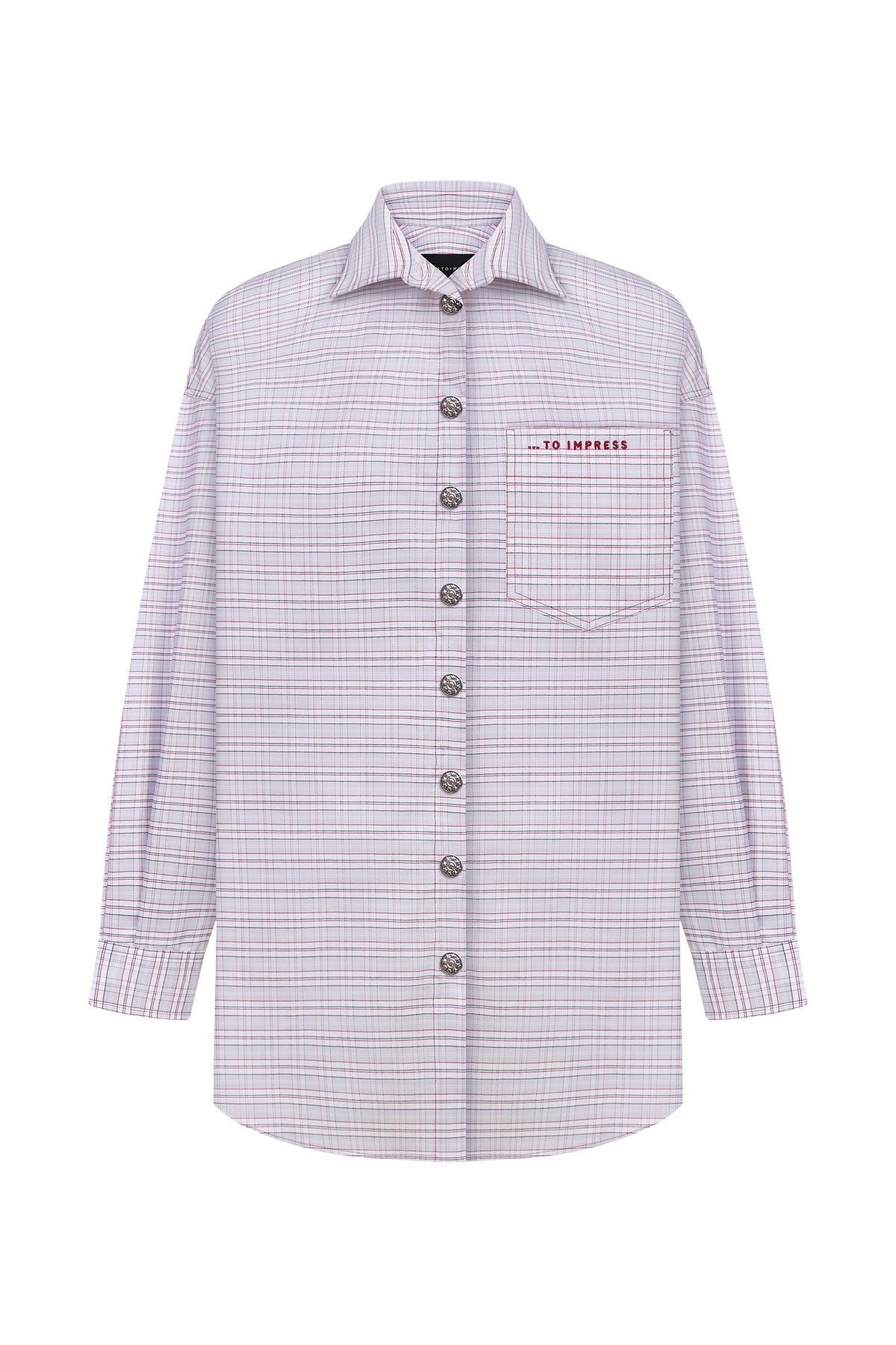 Сорочка Sorochka grey red