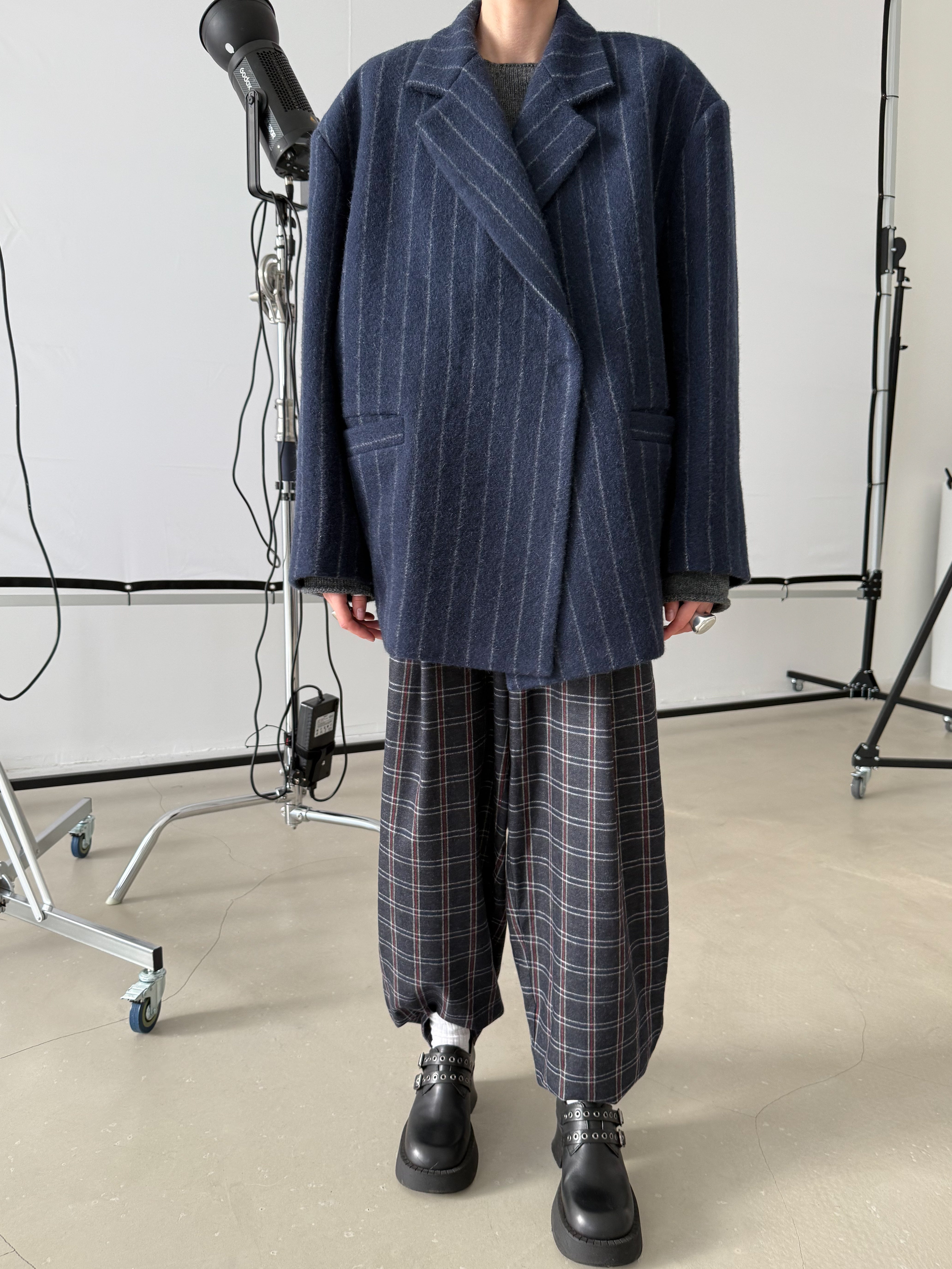 Оверсайз пальто-жакет