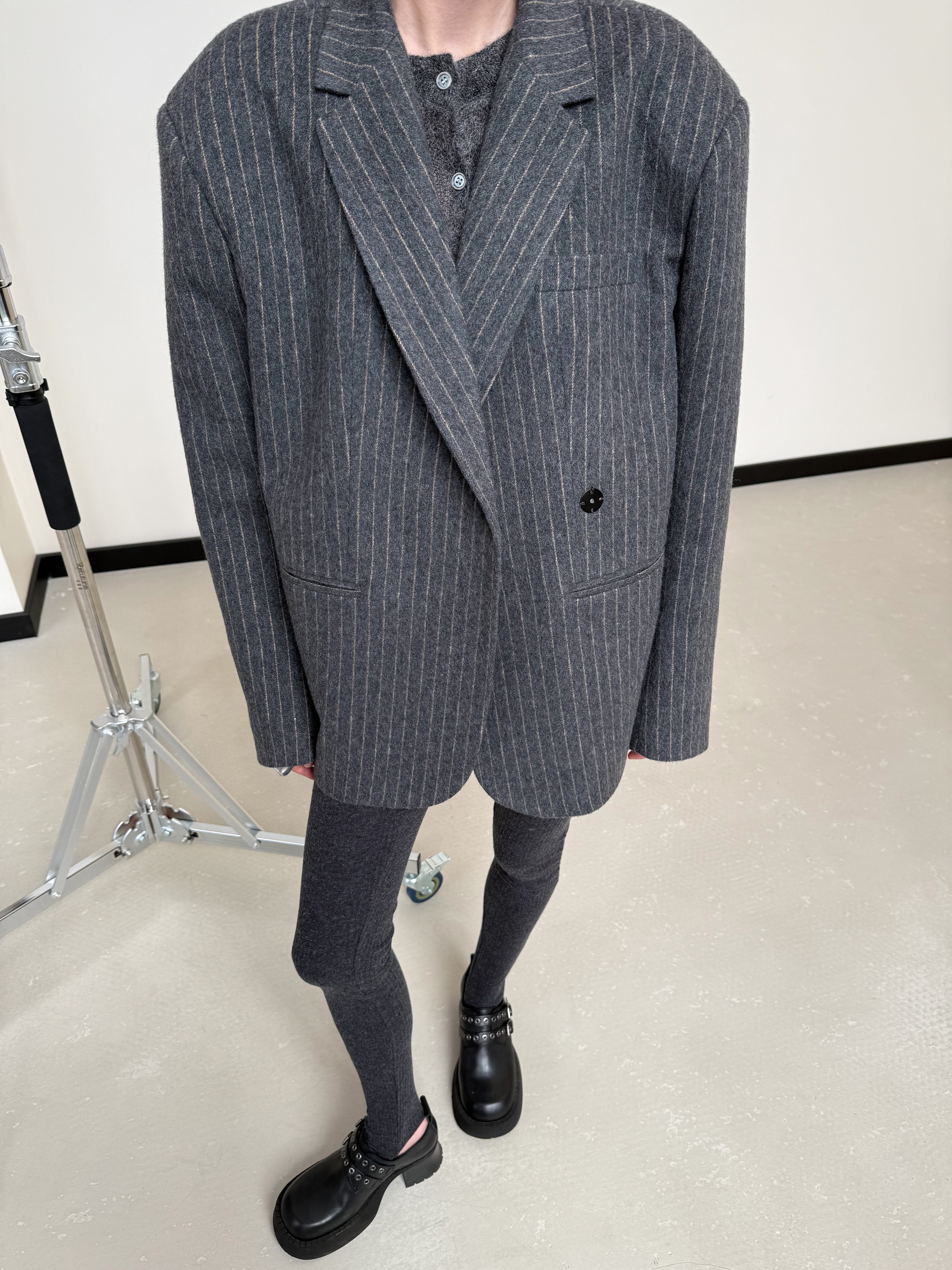 Оверсайз вовняний жакет