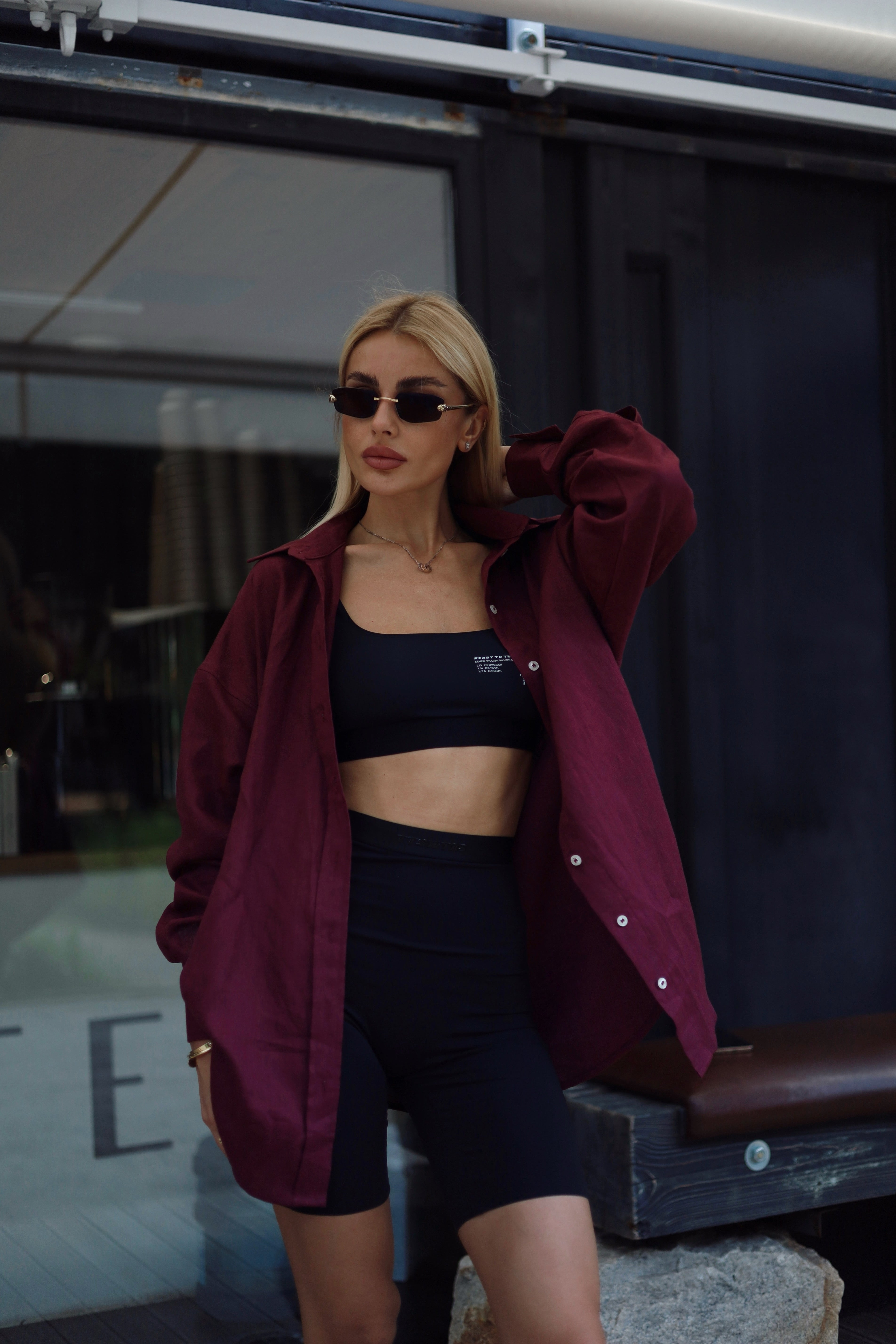 Сорочка з льону Marsala