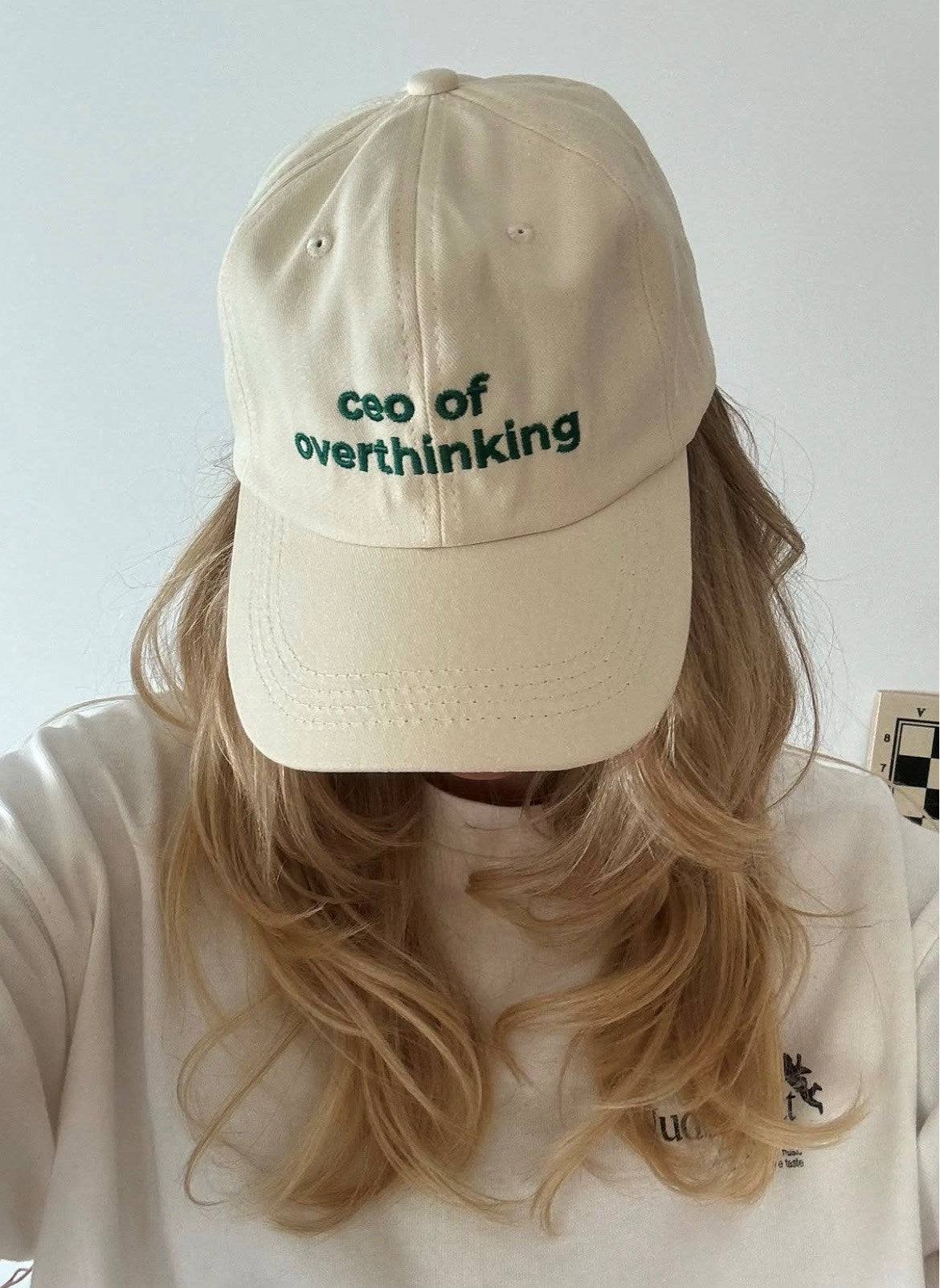 Джинсова кепка Ceo of overthinking