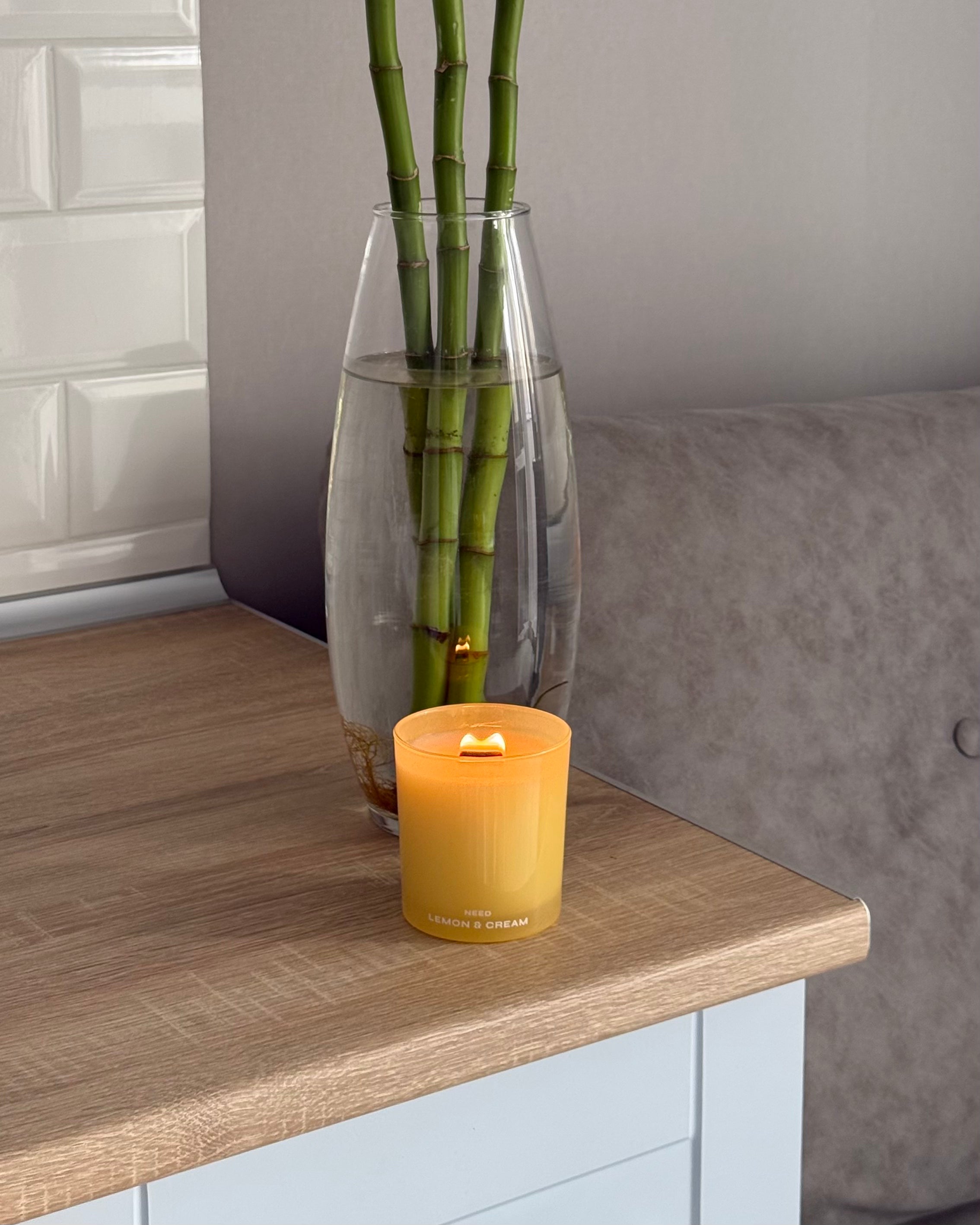 Свічка ароматична Lemon&Cream