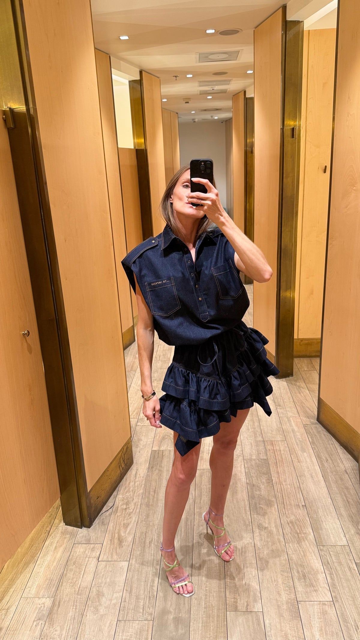 Костюм Misha denim summer short