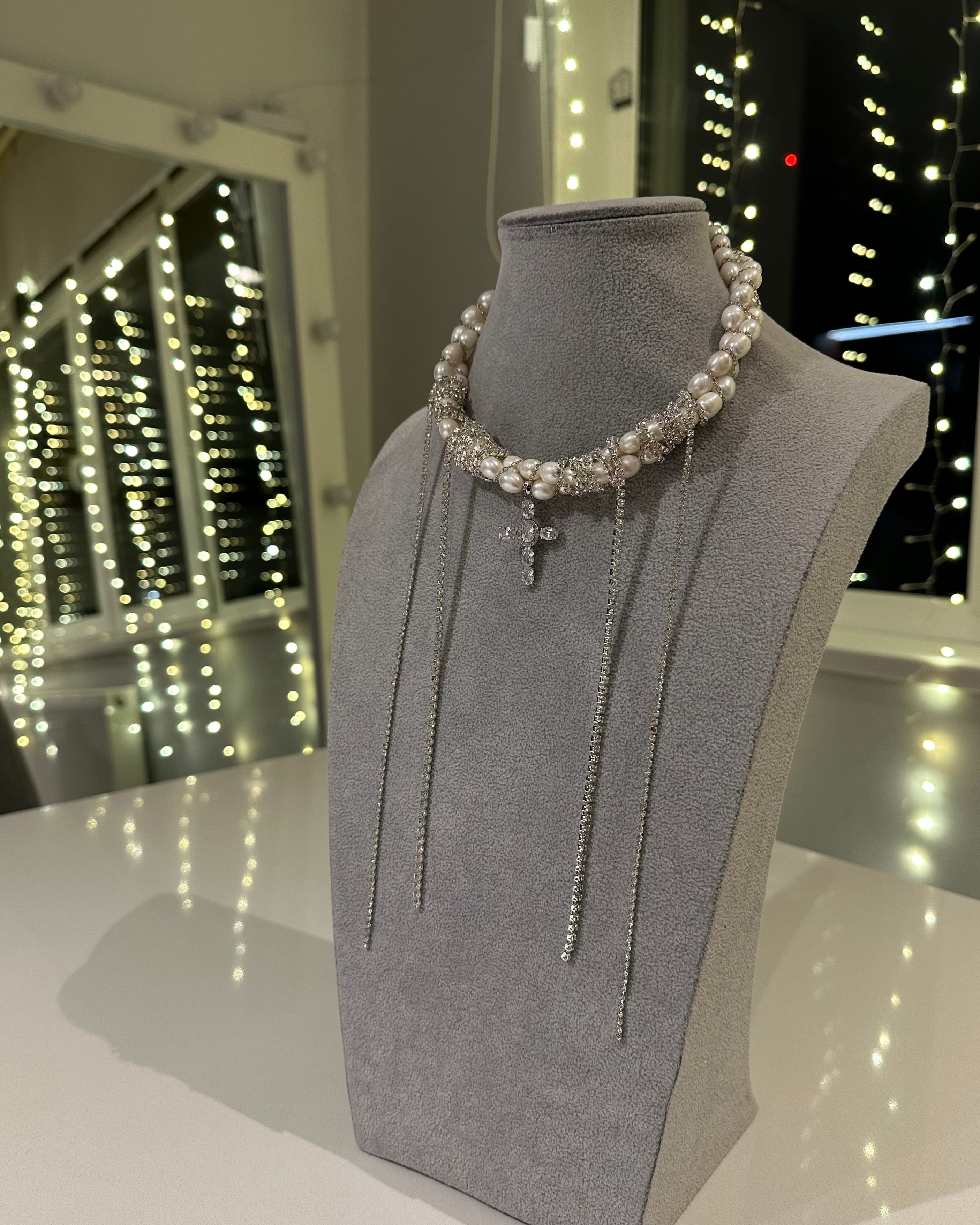 Намисто PEARL CROSS
