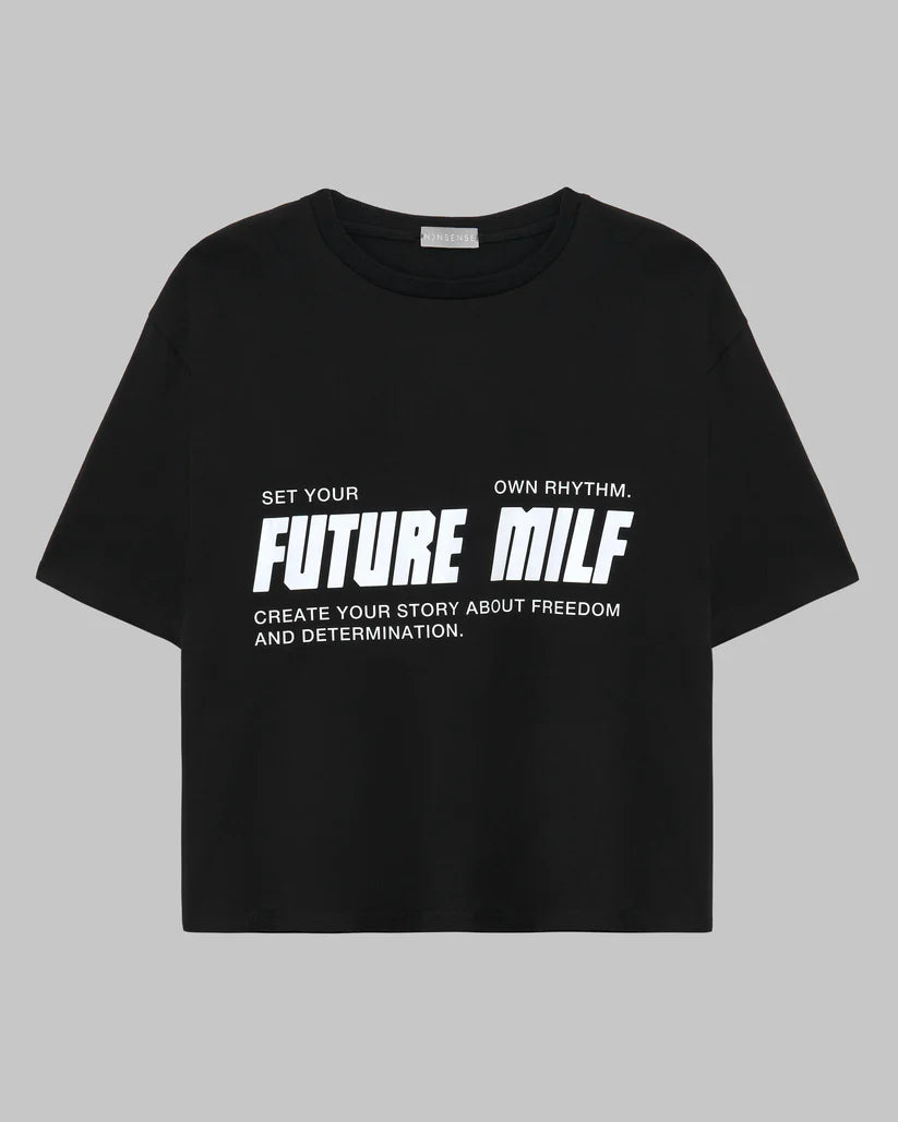 Футболка LIMITED T-SHIRT FUTURE MILF BLACK