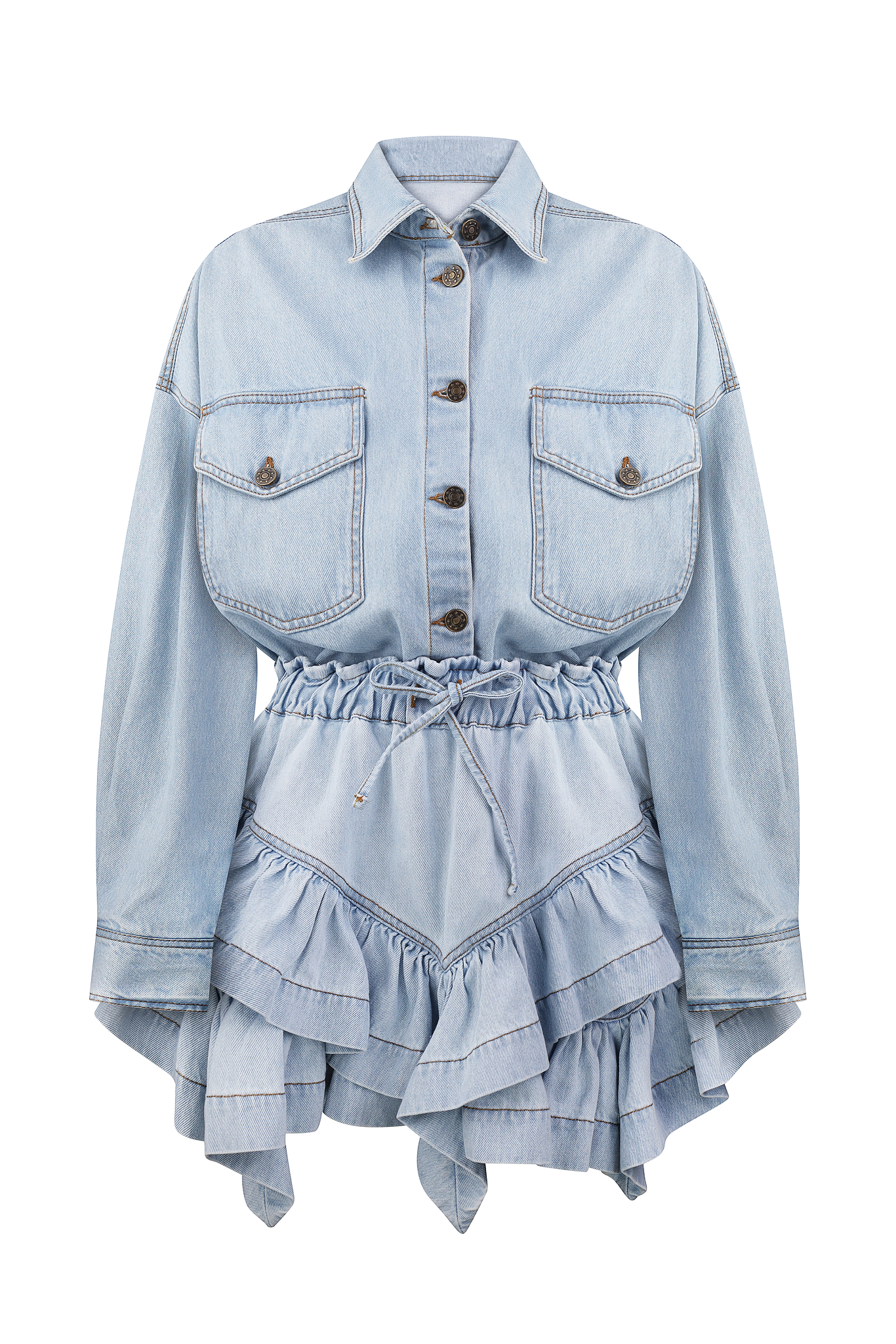 Сорочка Misha SHIRT jeans light blue