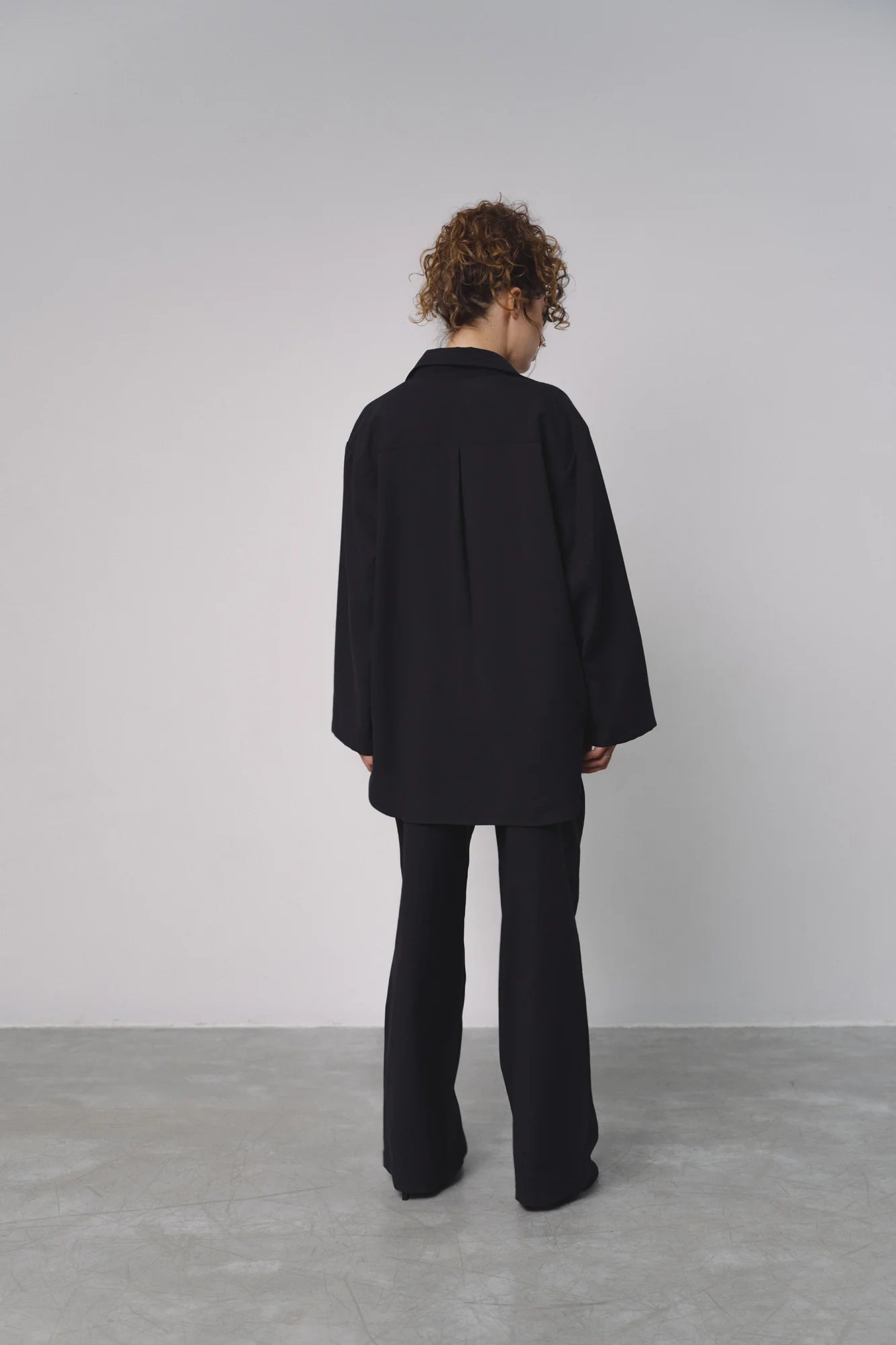 Брюки до сорочки на затяжках